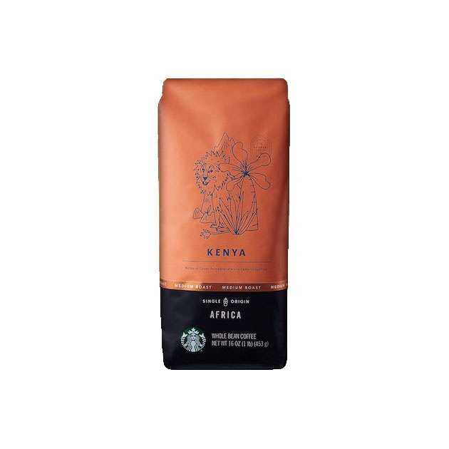 دانه قهوه تک خاستگاه کنیا استارباکس - 450 گرم