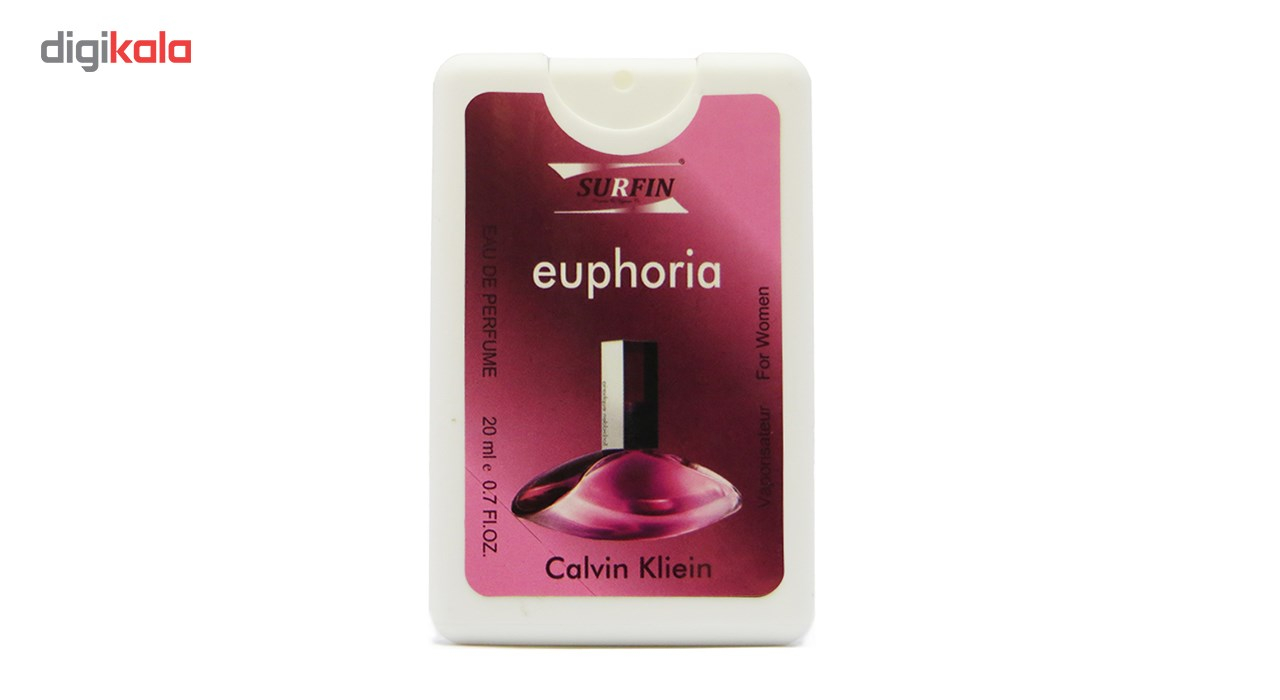 عطر جیبی زنانه سورفین مدل Calvin Klein Euphoria حجم 20 میلی لیتر