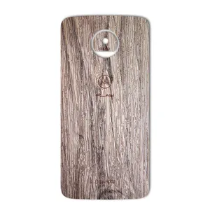 MAHOOT Walnut Texture Sticker for Motorola Moto Z Play