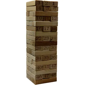 بازی 51 تکه جنگا استک های مدل Wooden