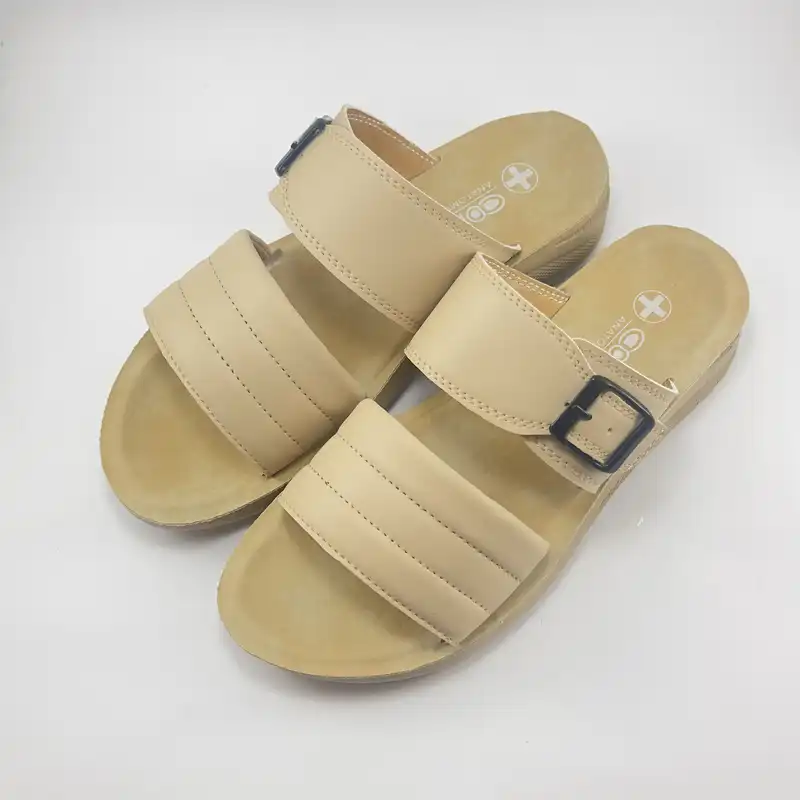 دمپایی زنانه مدل چرمی