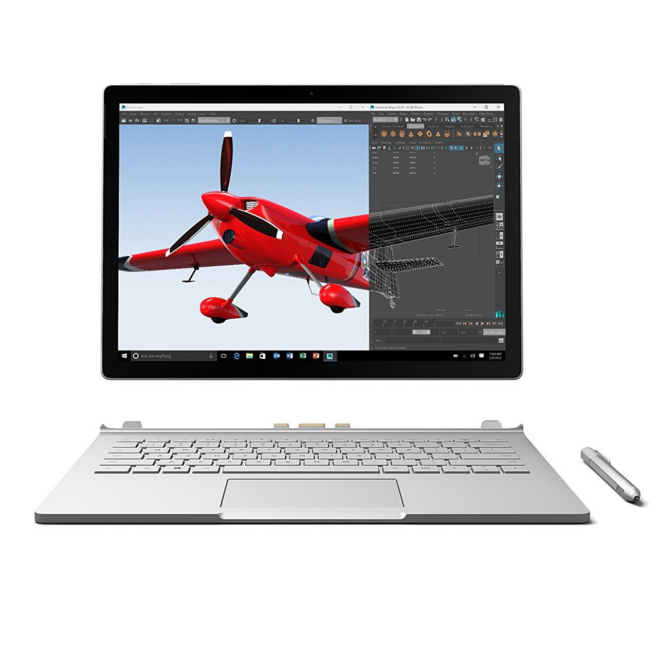 لپ تاپ 13 اینچی مایکروسافت مدل- Surface Book Performance Base- S