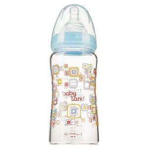 شیشه شیر بیبی لند مدل 373Square ظرفیت 240 میلی لیتر