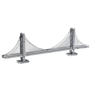 پازل سه بعدی فلزی مدل Golden Gate Bridge
