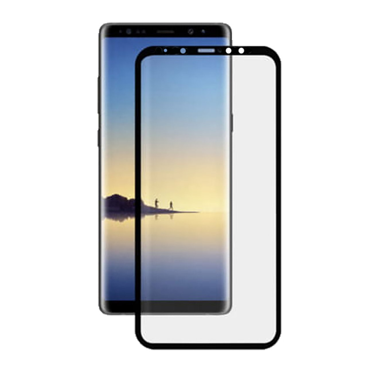 محافظ صفحه نمایش مدل3D Black مناسب برای گوشی موبایل سامسونگ Galaxy A7-2018