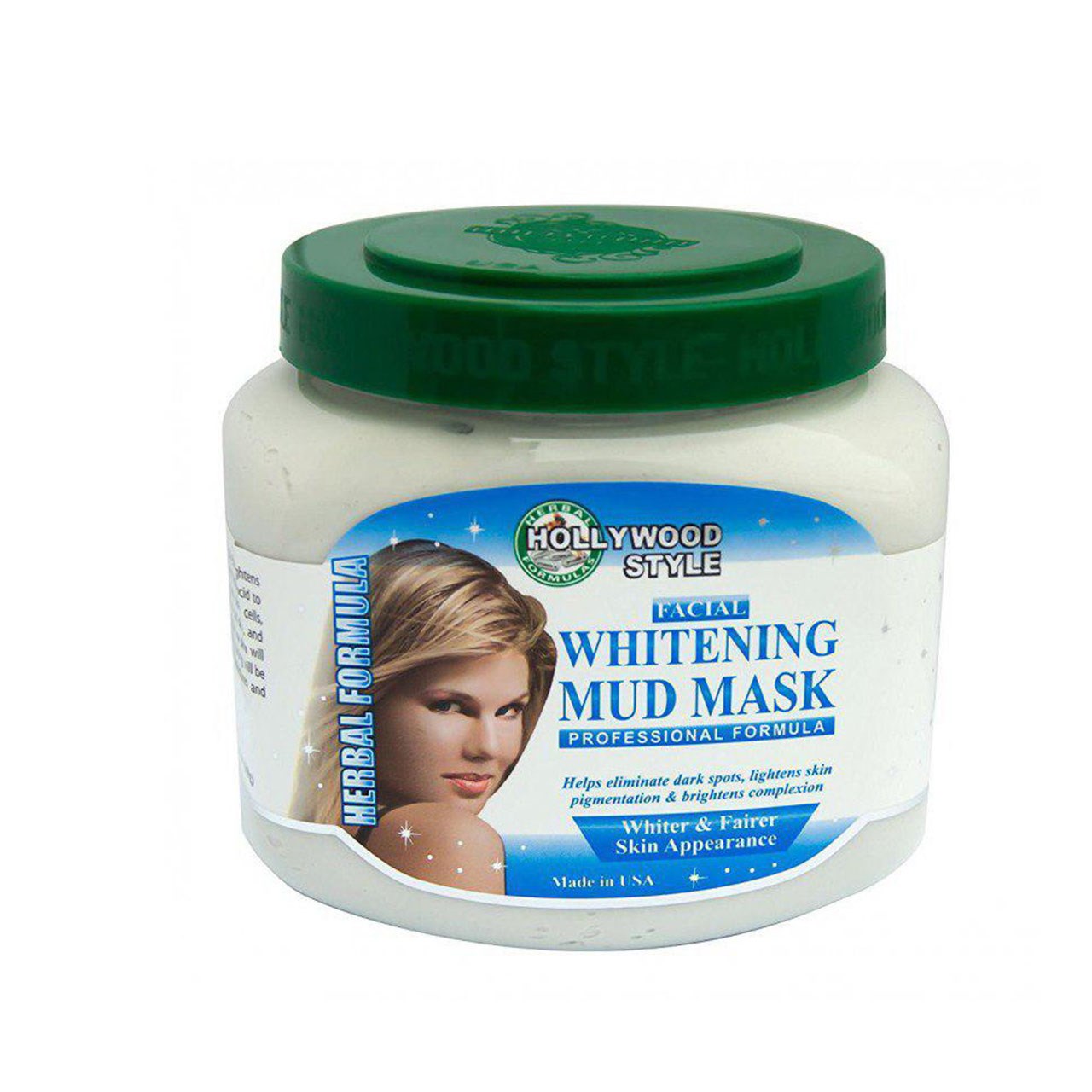 ماسک سفید کننده پوست هالیووداستایل مدلmud mask حجم 320 گرم