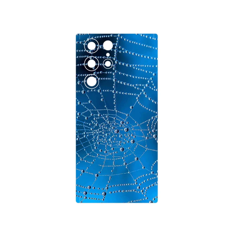 برچسب پوششی ماهوت مدل Spider web مناسب برای گوشی موبایل سامسونگ Galaxy S22 Ultra 5G
