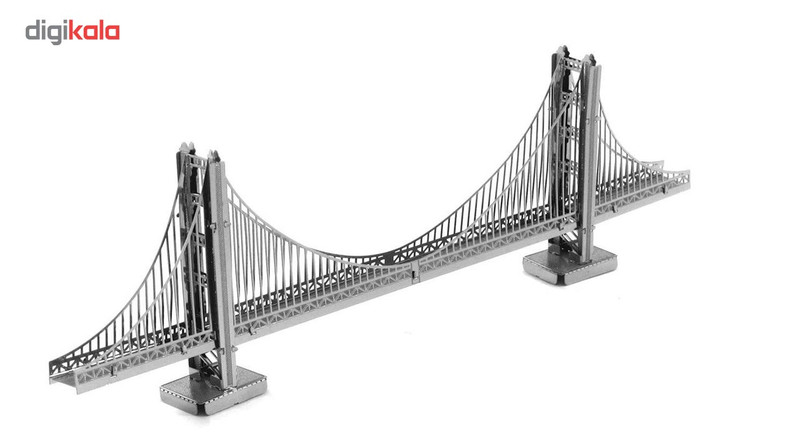 پازل سه بعدی فلزی مدل Golden Gate Bridge