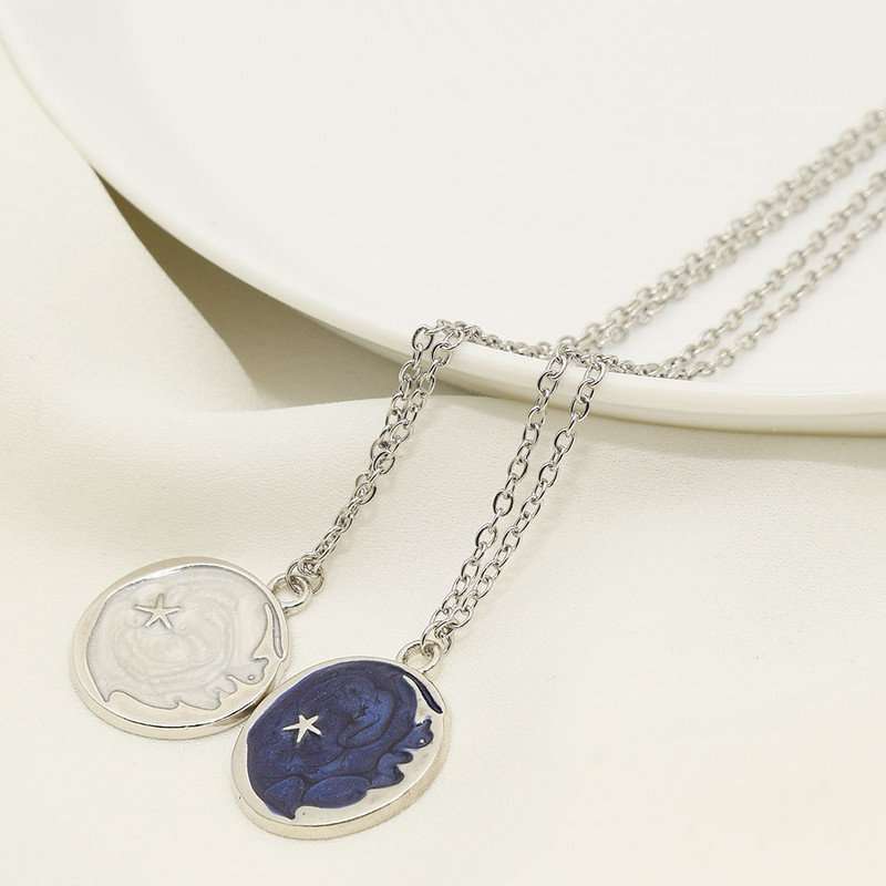 گردنبند دخترانه دلنار گالری مدل Galaxy مجموعه 2 عددی گردنبند دخترانه دلنار گالری مدل Galaxy مجموعه 2 عددی