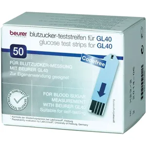 نوار تست نمایشگر قند خون بیورر مدل GL40