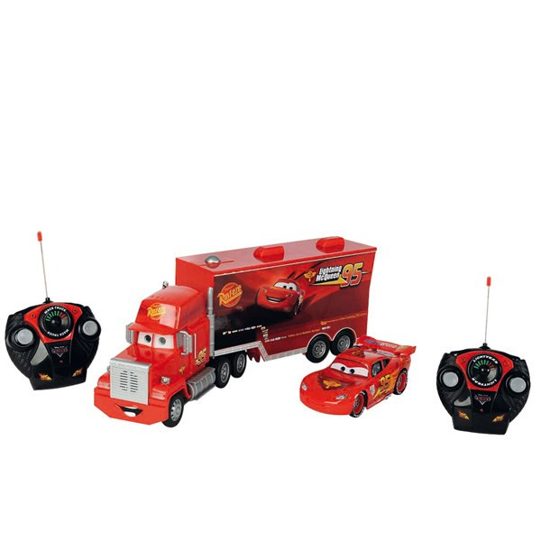ماشین بازی کنترلی دیکی تویز مدل Mack Truck + Lightning McQueen کد 203089558