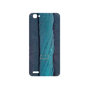 MAHOOT Turquoise feathers Cover Sticker for Huawei GR3