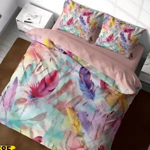 سرویس خواب تک نفره 4 تکه مدل آبرنگی کد ۱۷۲۷