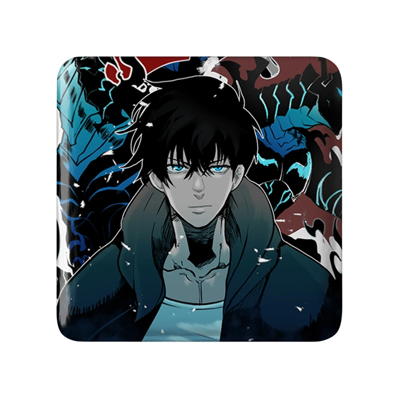 مگنت خندالو طرح سونگ جین وو انیمه تک رو مدل مربعی کد 33774