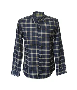 پیراهن آستین بلند مردانه مدل چهارخانه 006580