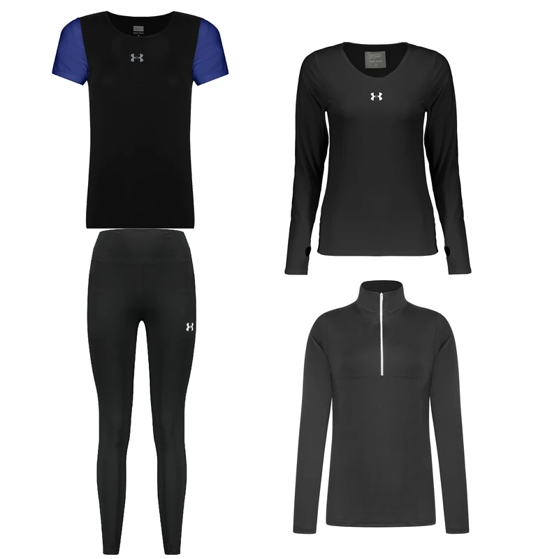 ست 4 تکه لباس ورزشی زنانه مدل 276-4104-76-a7101