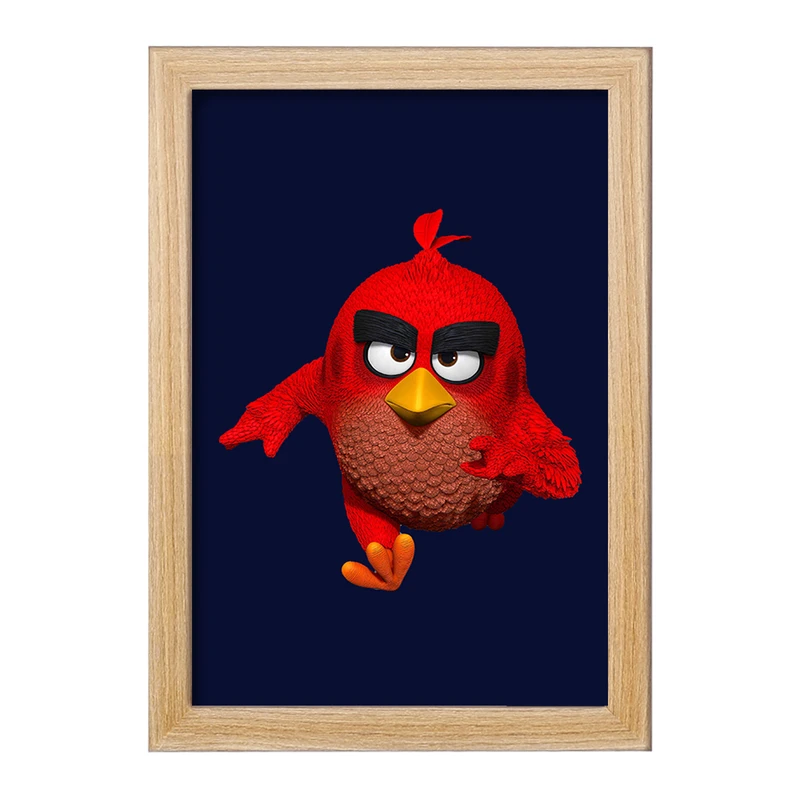 تابلو خندالو مدل پرندگان خشمگین (Angry Birds) کد F2256