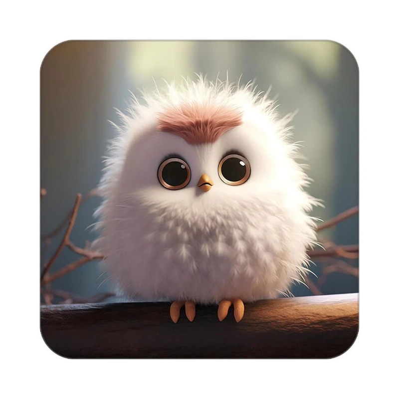 زیر لیوانی کاکتی طرح حیوانات کارتونی مدل mp28121