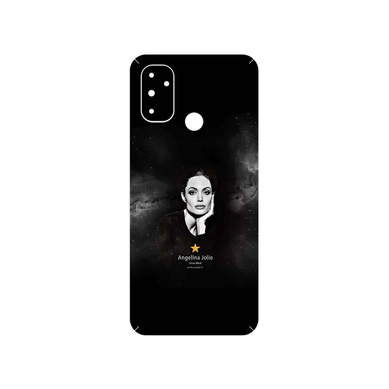 برچسب پوششی ماهوت مدل Angelina Jolie مناسب برای گوشی موبایل وان پلاس Nord N100