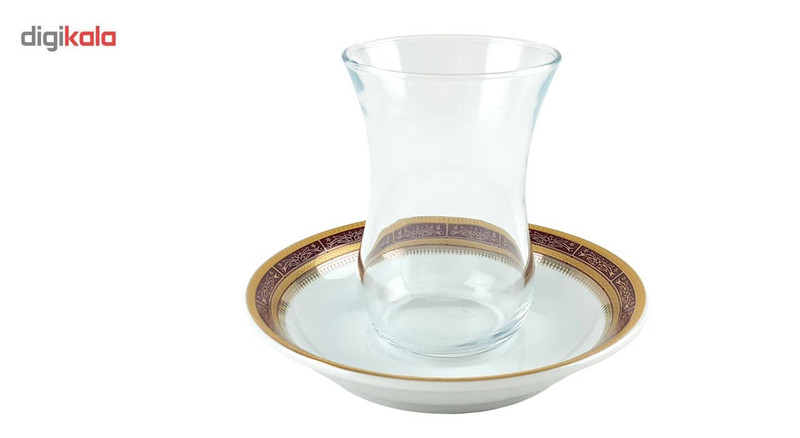 استکان نعلبکی 6 عددی کد 133