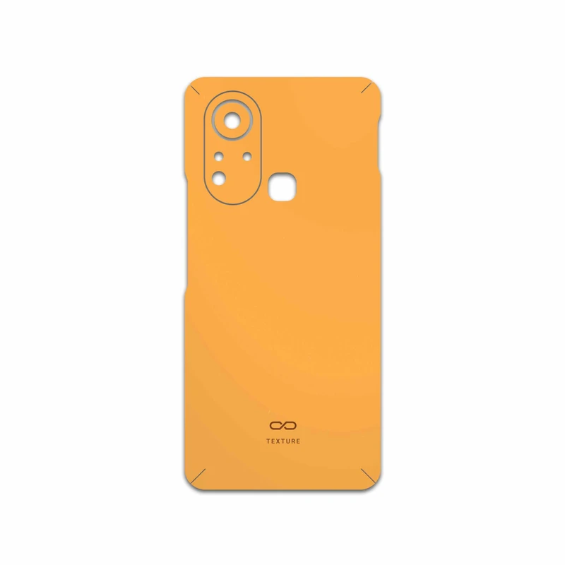 برچسب پوششی ماهوت مدل Matte-Orange مناسب برای گوشی موبایل اینفینیکس Hot 11s