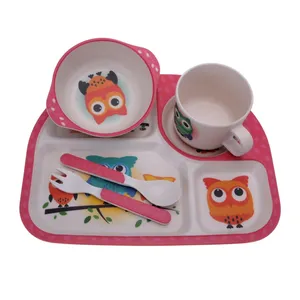 ظرف غذای 5 تکه کودک مدل OWL