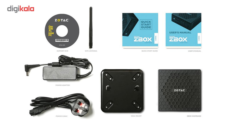 کامپیوتر کوچک زوتک مدل ZBOX- CI327NANO-BE 3