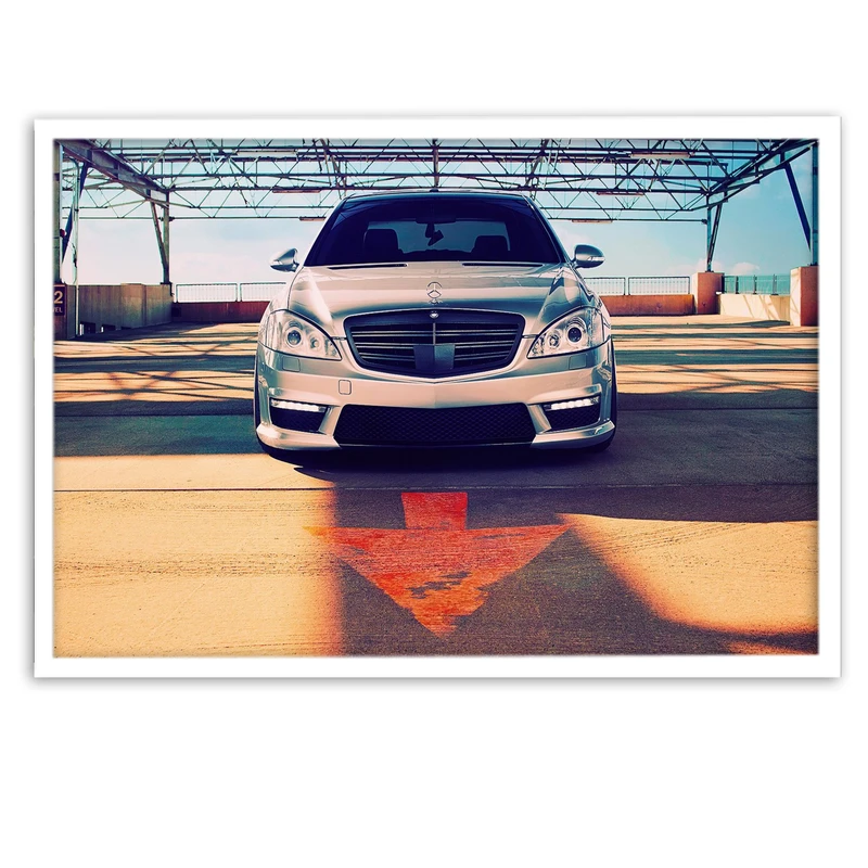 تابلو بکلیت طرح ماشین BENZ مدل W-4747