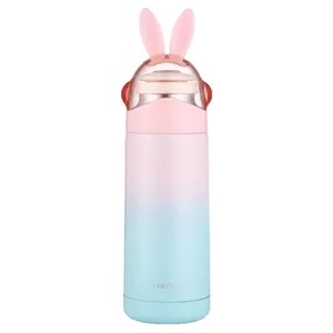 فلاسک Hello Dream مدل Colorful Rabbit ظرفیت 350 میلی لیتر