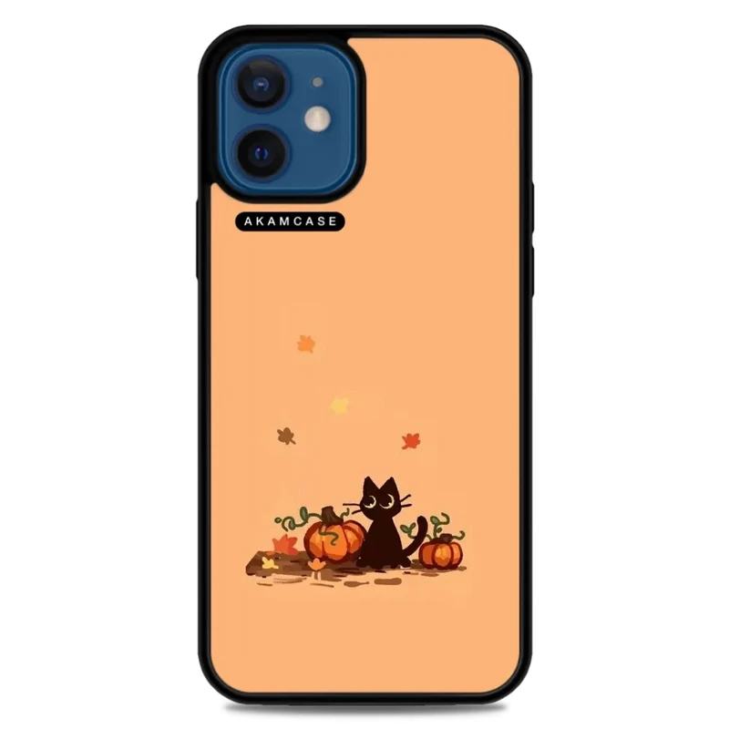  کاور آکام مدل AMC-WA12M-PUMPKIN-1 مناسب برای گوشی موبایل اپل iPhone 12 Mini 
