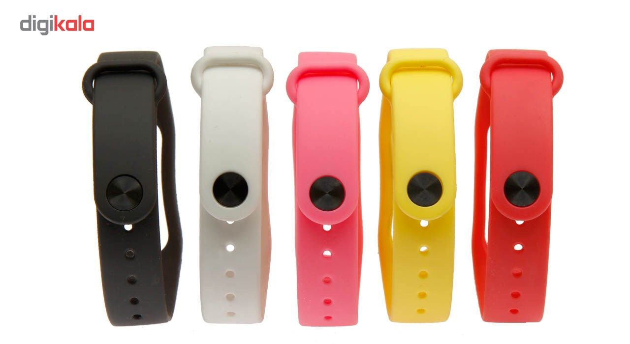 بند مچ بند هوشمند شیائومی مدل Mi Band 2 Silicone بسته 5 عددی main 1 3