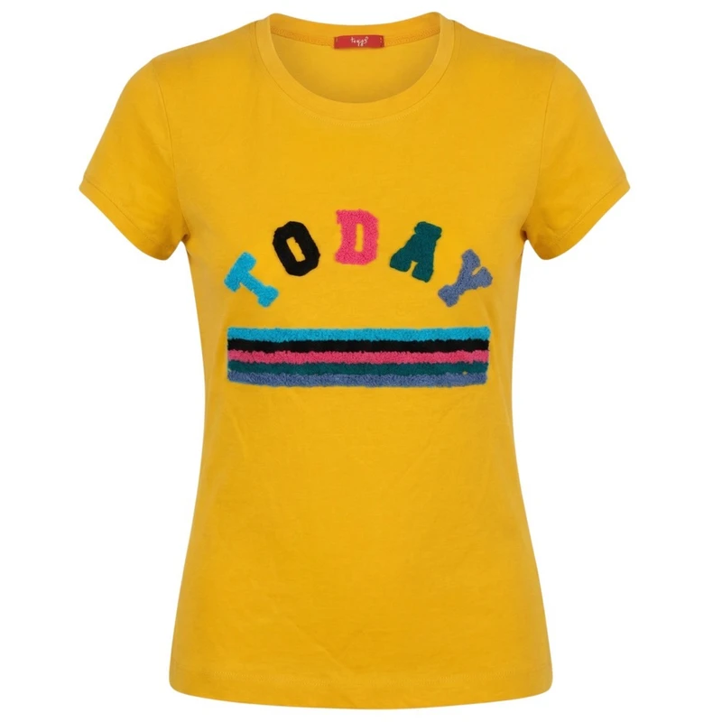 تی‌شرت آستین کوتاه زنانه مدل نوشته انگلیسی