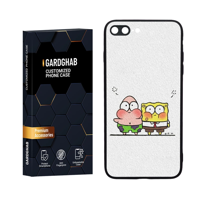 کاور گارد قاب مدل دورژله ای فانتزی مناسب برای گوشی موبایل اپل iPhone 7 Plus / 8 plus