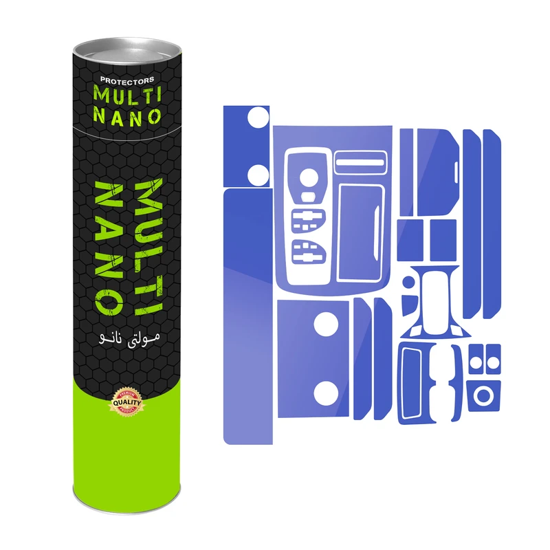 برچسب محافظ مانیتور و کنسول خودرو مولتی نانو مدل X-F1T مناسب برای بهمن Fidelity Prestige مجموعه 18 عددی