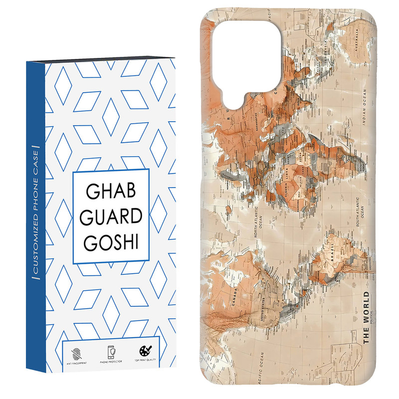 کاور قاب گارد گوشی طرح نقشه کد Dimo-081 مناسب برای گوشی موبایل سامسونگ Galaxy A12 / Galaxy M12