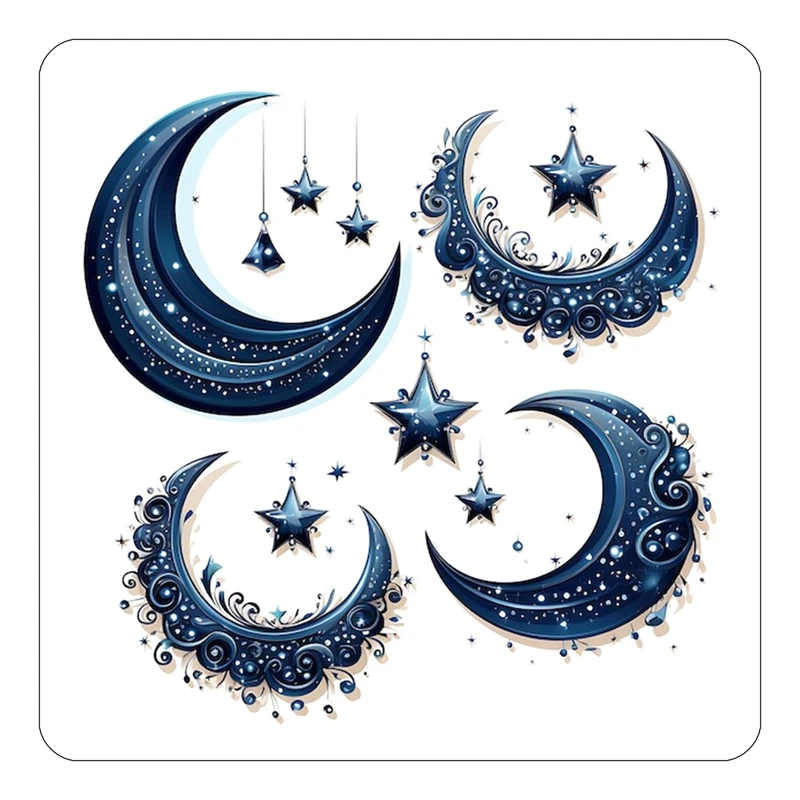 مگنت کاکتی طرح ماه و ستاره مدل mp53847