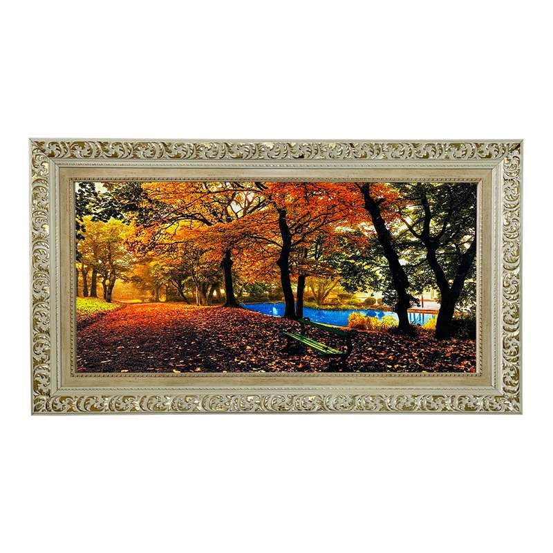 تابلو فرش ماشینی طرح دستبافت مدل منظره کد 7685
