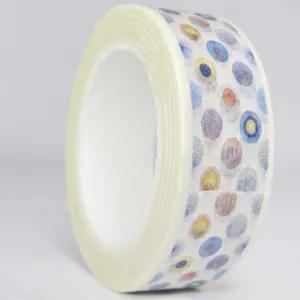 چسب نواری طرح فانتزی مدل واشی کد 101Washi عرض 1.5 سانتی متر