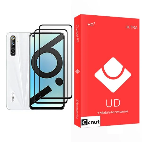 محافظ صفحه نمایش کوکونات مدل UD Ultra MIX002 مناسب برای گوشی موبایل ریلمی 6i (India) بسته دو عددی