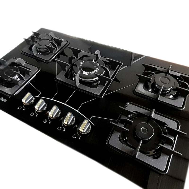 اجاق گاز صفحه ای هاکان مدل شیشه ای ترموکوبل دار