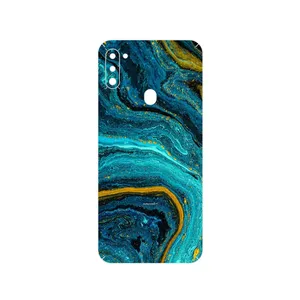 MAHOOT Turquoise marblewith golden streaks Cover Sticker for Samsung Galaxy A11