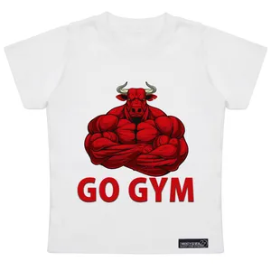 تی شرت آستین کوتاه پسرانه 27 مدل Go Gym کد MH1414
