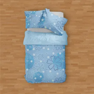 سرویس روتختی مدوپد طرح گلسان مدل PAT00266 یک نفره 4 تکه