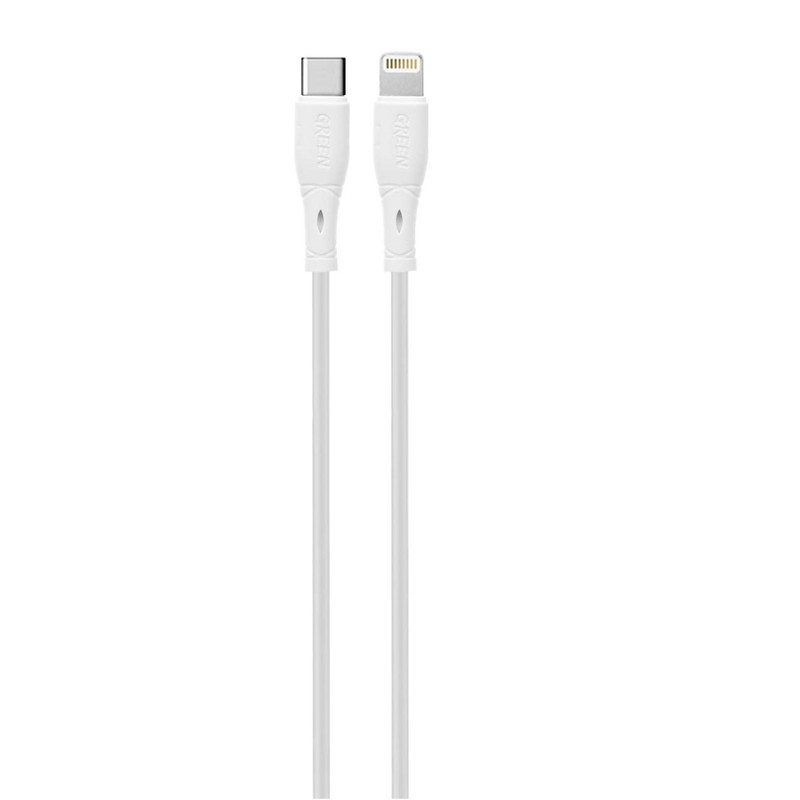 کابل تبدیل USB-C به لایتنینگ گرین لاین مدل GNCTLC2MWH طول 2 متر