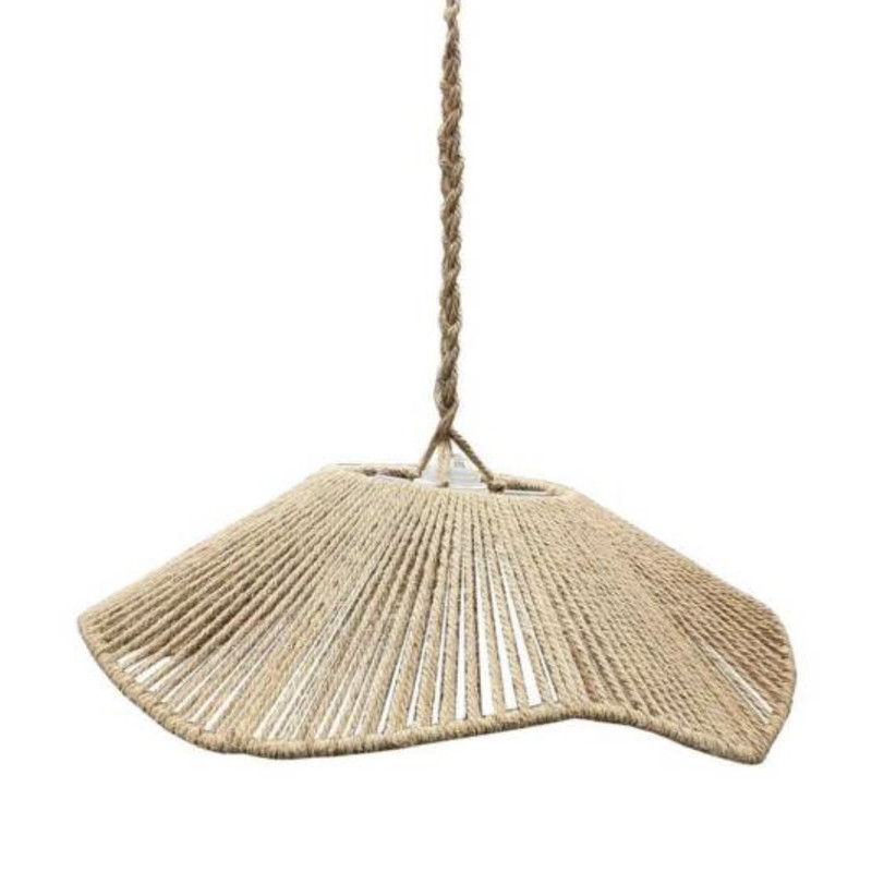 لوستر تزئینی مدل مکرومه دست ساز دفرمه کد ۱۷