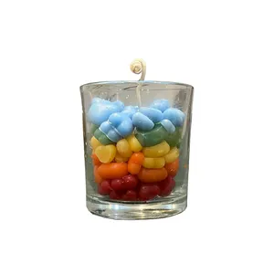 شمع لیوانی مدل قلب