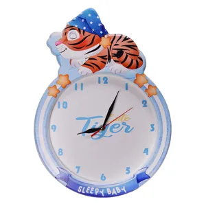ساعت دیواری کودک مدل ببر خوابالو CL-05