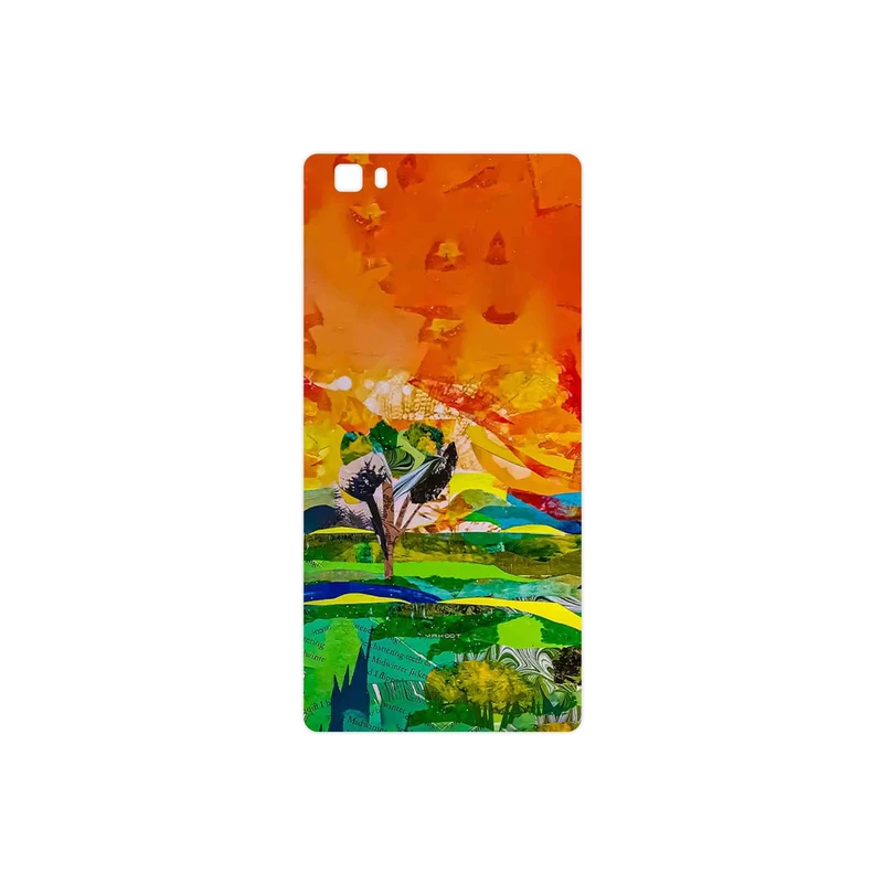 برچسب پوششی ماهوت مدل Collage of Painting مناسب برای گوشی موبایل هوآوی P8 Lite