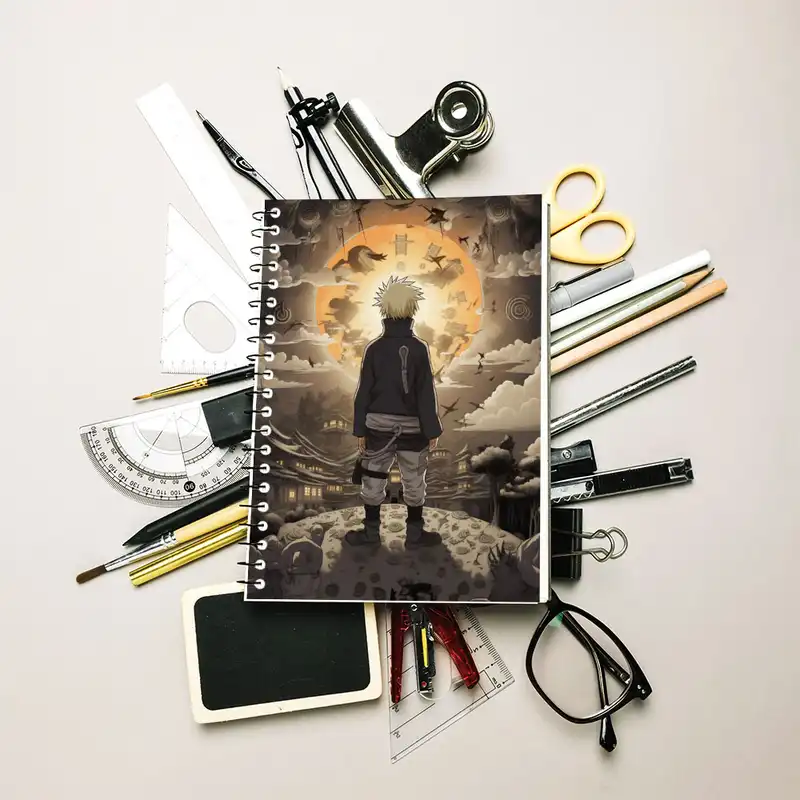 دفتر زبان دوخط 50 برگ مدوپد مدل Naroto کد DF11403