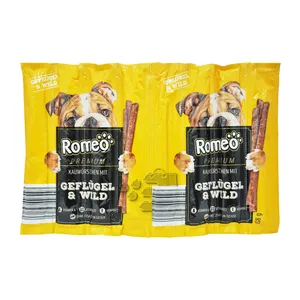 تشویقی سگ رومئو مدل GEFLUGEL&WILD بسته 8 عددی